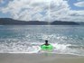ヤドリ浜で海水浴