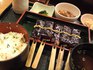東海道五十三次の吉田宿の名物料理「菜飯田楽」