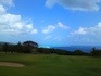 マニャガハ島を望める風吹く高台にあるゴルフコース